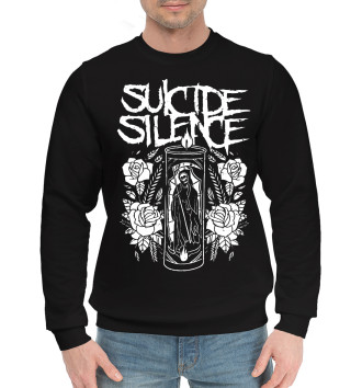 Мужской Хлопковый свитшот Suicide Silence