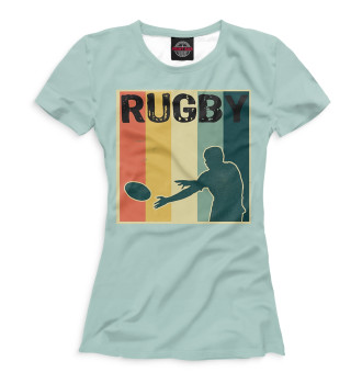 Женская Футболка Rugby