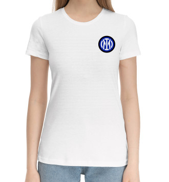 Женская Хлопковая футболка Inter
