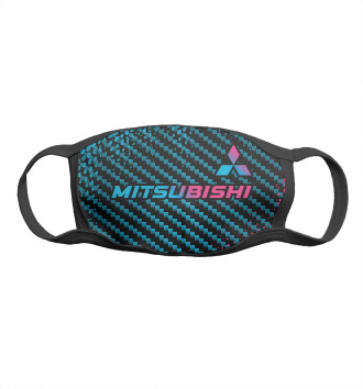 Маска для девочек Mitsubishi Neon Gradient цветные полосы