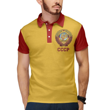 Мужское Поло Символ СССР на груди