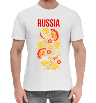 Мужская Хлопковая футболка Россия
