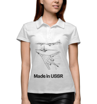 Женское Поло Авиация Made in USSR