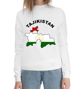 Женский Хлопковый свитшот Таджикистан