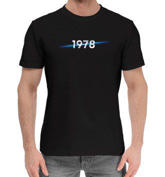 Мужская Хлопковая футболка Год рождения 1978