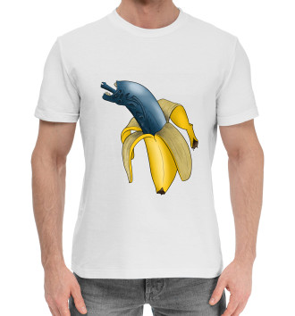 Мужская Хлопковая футболка Чужой банан