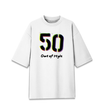 Женская Хлопковая футболка оверсайз Out of style 50