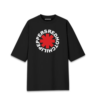 Мужская Хлопковая футболка оверсайз Red Hot Chili Peppers