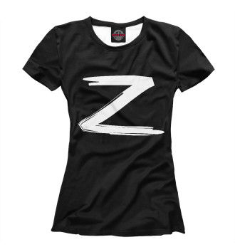Женская Футболка Zа мир - буква Z