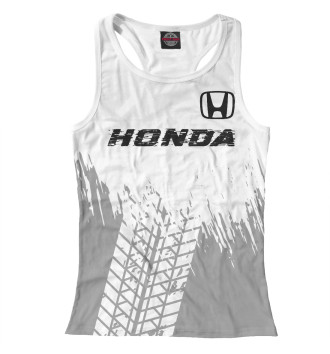 Женская Борцовка Honda Speed Tires (белый фон)