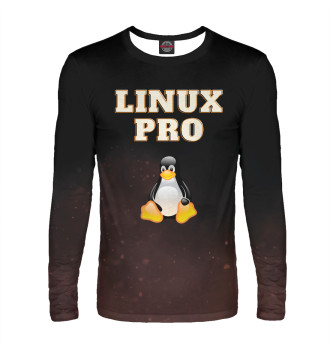 Мужской Лонгслив Linux Pro