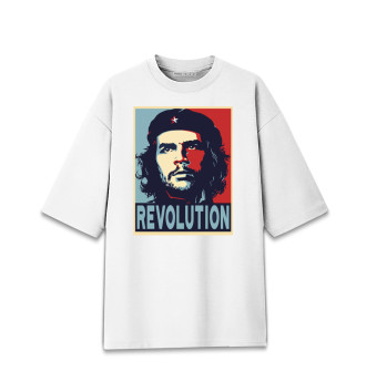 Мужская Хлопковая футболка оверсайз Че Гевара