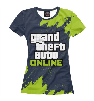 Женская Футболка GTA Online / ГТА Онлайн