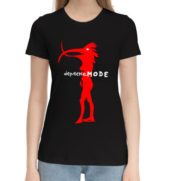 Женская Хлопковая футболка Depeche Mode