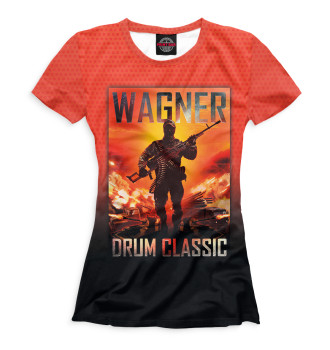 Женская Футболка Wagner drum classic