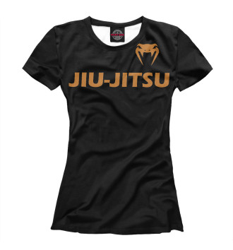 Футболка для девочек Jiu Jitsu Black/Gold