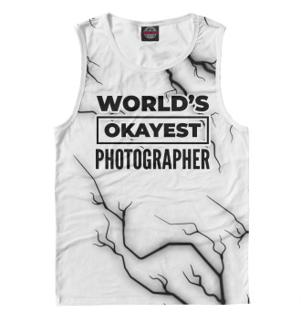 Майка для мальчиков World's okayest Photographer