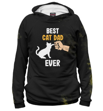Женское Худи Best Cat Dad Ever