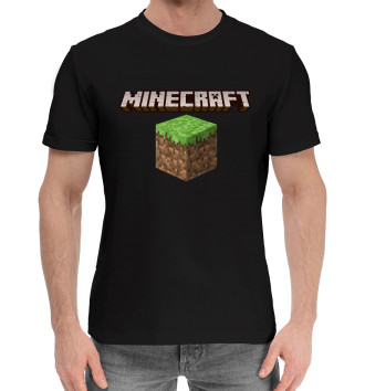 Мужская Хлопковая футболка Minecraft