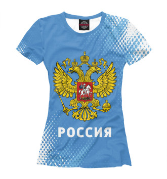 Женская Футболка Россия / Russia