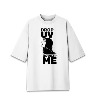 Женская Хлопковая футболка оверсайз Drop UV UnWrap ME