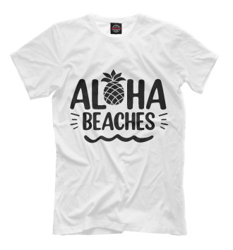 Мужская Футболка Aloha beaches