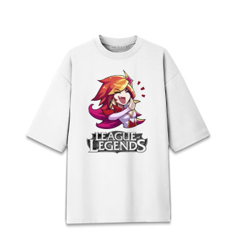 Женская Хлопковая футболка оверсайз League of Legends