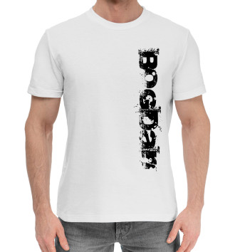 Мужская Хлопковая футболка Богдан (брызги красок)