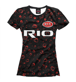 Футболка для девочек Kia Rio | Капли Дождя