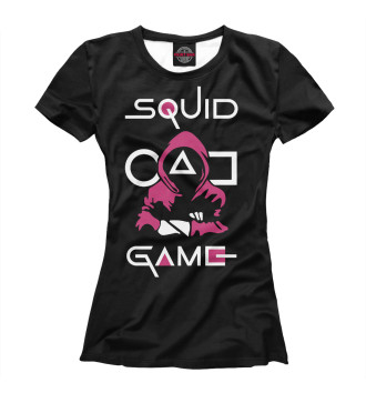 Женская Футболка Squid game: guard-killer