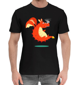 Мужская Хлопковая футболка Dragon