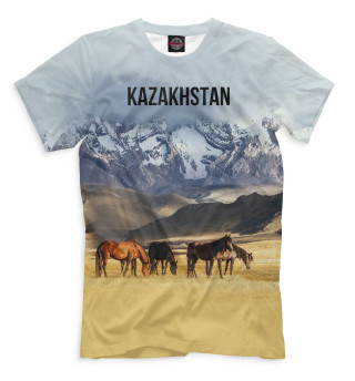 Мужская футболка Kazakhstan
