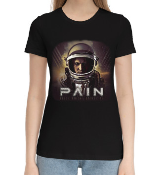 Женская Хлопковая футболка Pain