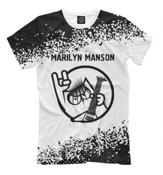 Мужская футболка Marilyn Manson / Кот