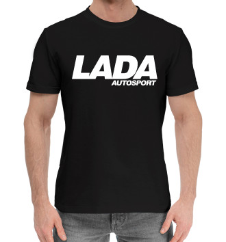 Мужская Хлопковая футболка Lada Autosport