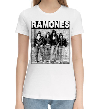 Женская Хлопковая футболка Ramones - Ramones