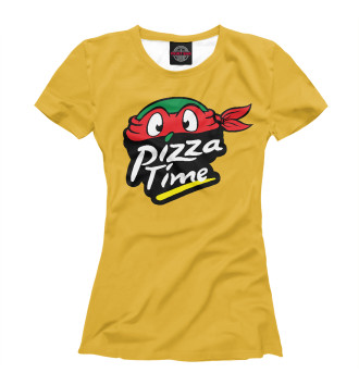 Женская Футболка Pizza Time