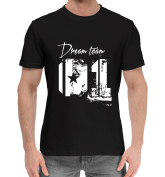 Мужская Хлопковая футболка 01 - Команда мечты