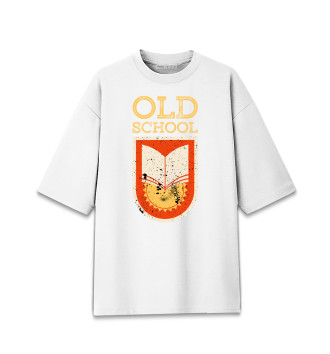 Женская Хлопковая футболка оверсайз Old School