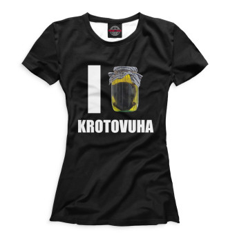 Женская Футболка Krotovuha