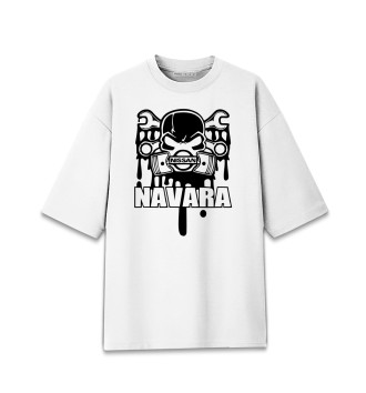 Женская Хлопковая футболка оверсайз Nissan Navara
