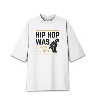 Мужская Хлопковая футболка оверсайз Dope Hip Hop