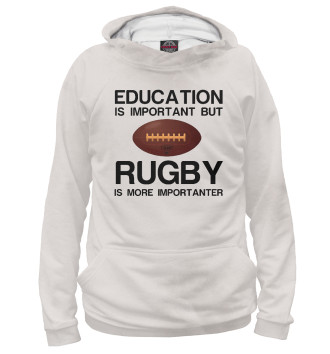 Женское Худи Education and rugby