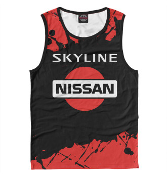 Майка для мальчиков Nissan Skyline - Брызги