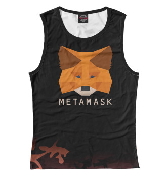 Майка для девочек Metamask Fox