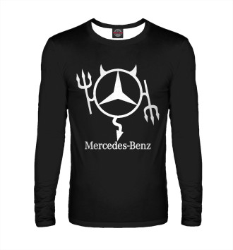 Мужской Лонгслив Mercedes-Benz (Чёртик)