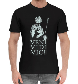 Мужская Хлопковая футболка Veni Vidi Vici