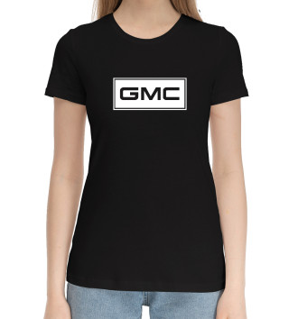 Женская Хлопковая футболка GMC