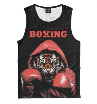 Мужская Майка Boxing tiger