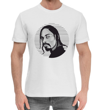 Мужская Хлопковая футболка Snoop Dogg